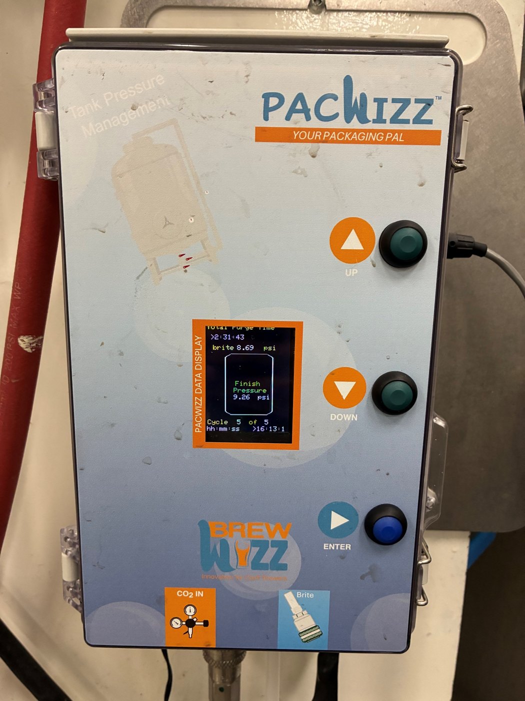 The PacWizz controller enclosure